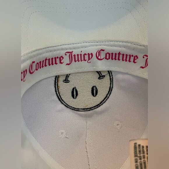 Juicy Couture Smiley Trucker Hat Cap Rhinestones 2000s - Picture 7 of 7